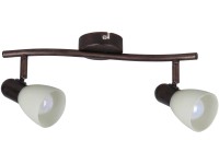 Rabalux 2bodové stropní svítidlo SOMA antická hnědá max. 2x40W E14 pr. 80x350 mm