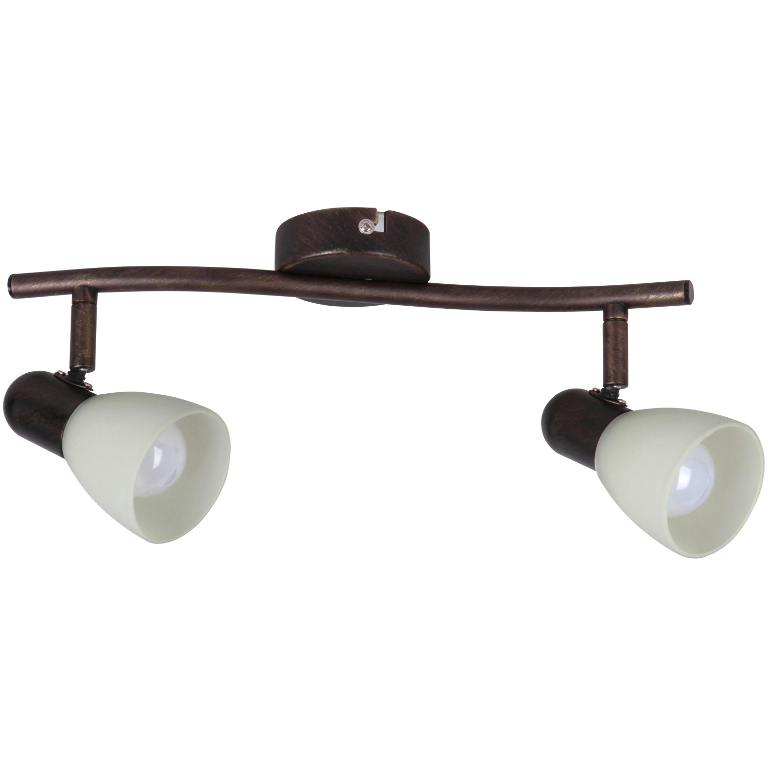 Rabalux 2bodové stropní svítidlo SOMA antická hnědá max. 2x40W E14 pr. 80x350 mm