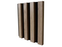 ASKO Designový akustický panel dub přírodní/černá plsť 20 x 400 x 2600 mm ASKO Designový akustický panel dub přírodní/černá plsť 20 x 400 x 2600 mm