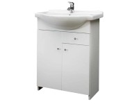 A-Interiéry Koupelnová skříňka s keramickým umyvadlem Jolana S 55