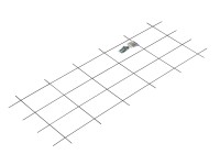 OBI Kovový špalír, hnědý, 150 x 60 cm