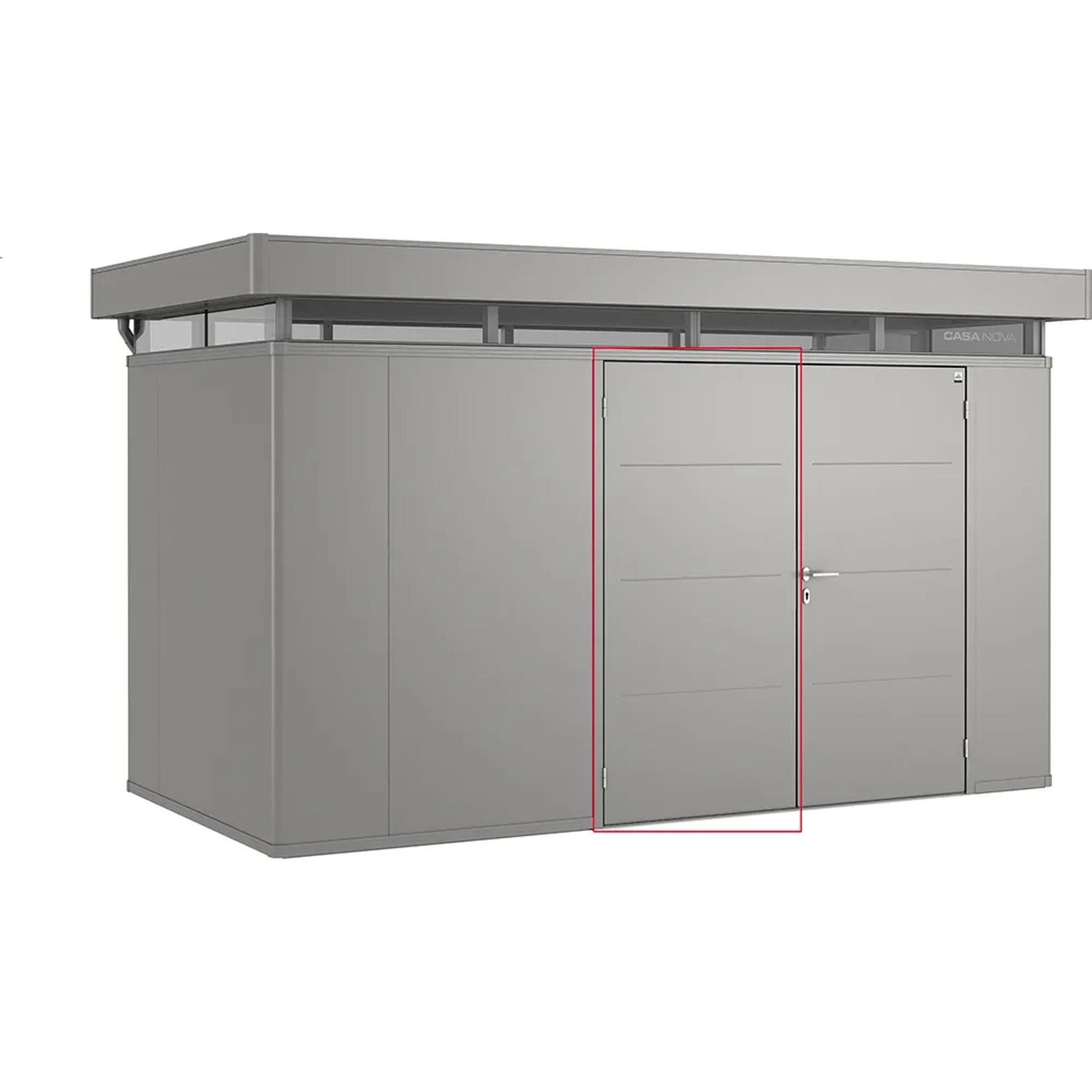 Biohort Druhé dveřní křídlo pro zahradní domky CasaNova, křemenově šedá, P