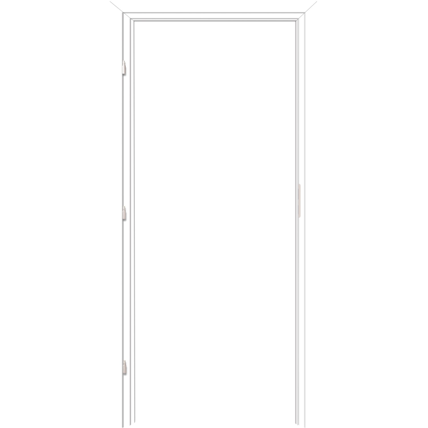 Voster Obložková falcová zárubeň STANDARD fólie Platinum bílá mat 100-120mm 80 L