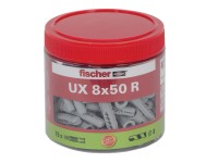 Fischer Univerzální uzlovací hmoždinky UX 8 x 50 R v dóze, 75 ks