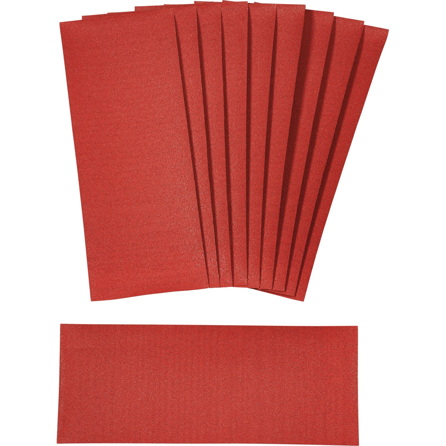 LUX Brusný papír Classic K80 neděrovaný, 10 ks, 93 x 230 mm