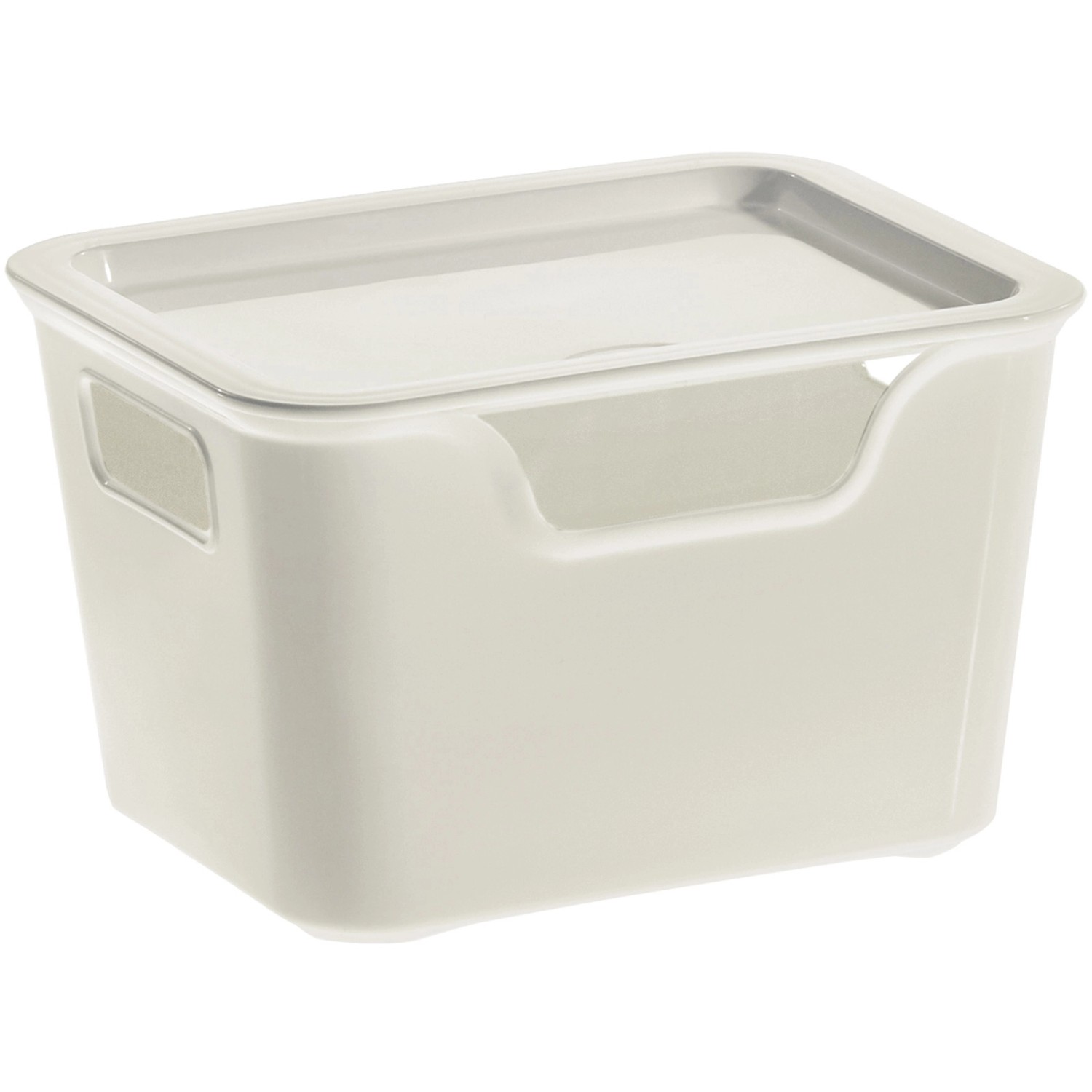 Tontarelli Box Bella s víkem, bílý, 11,2 x 17,9 x 13,9 cm