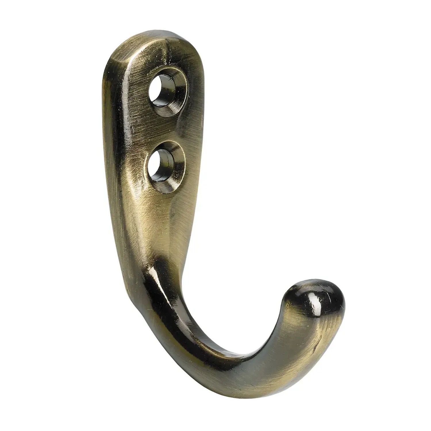 Levně Hettich Háček CLASSIC z tlakově litého zinku, pokovená leštěná mosaz, 54x19x48mm