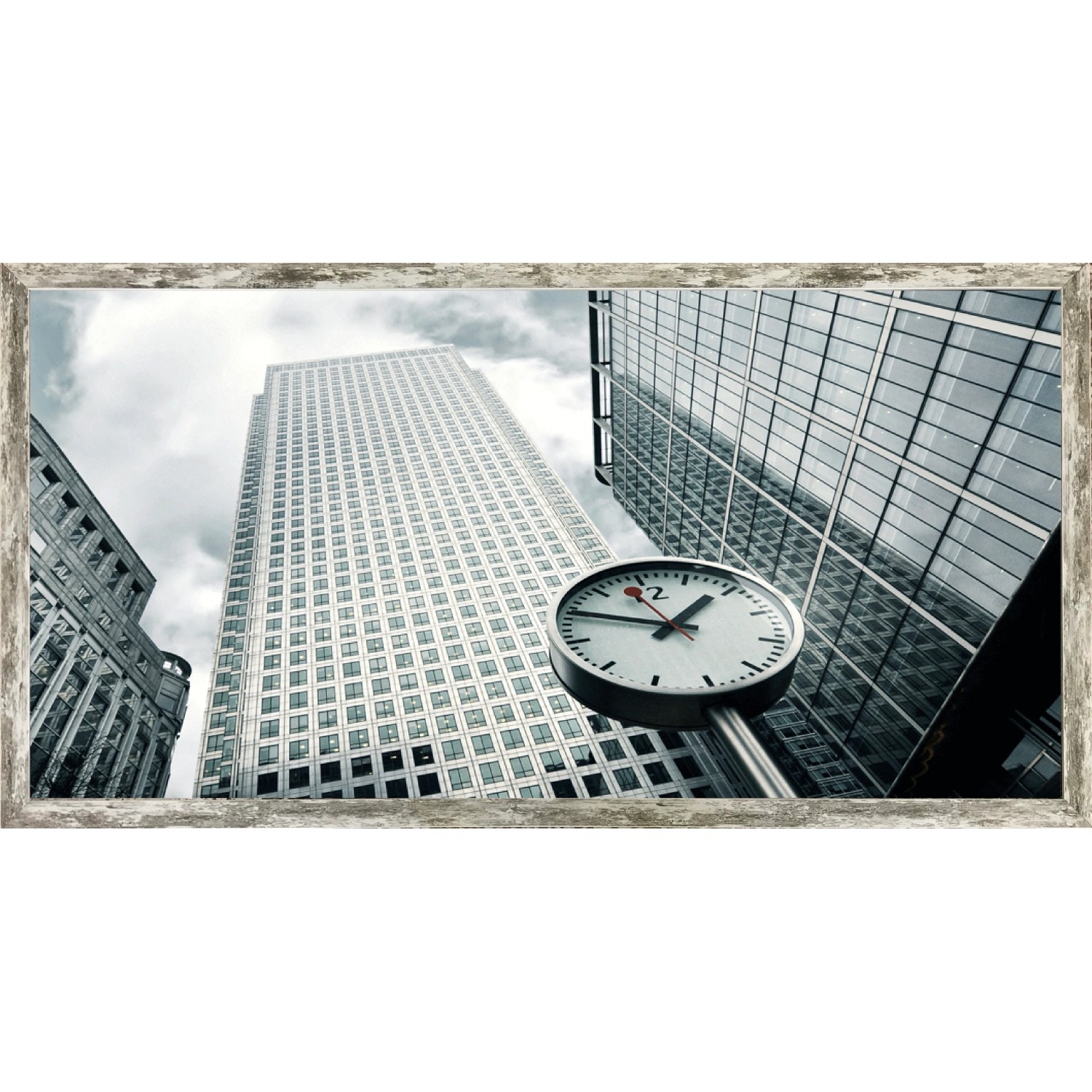 Bondecor Zarámovaný obraz Město 50 x 100 cm