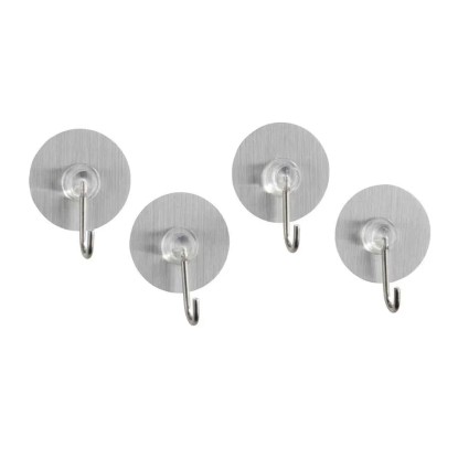 Wenko Static-Loc Sada nástěnných háčků Osimo, 4 ks, 21 x 38 x 38 mm