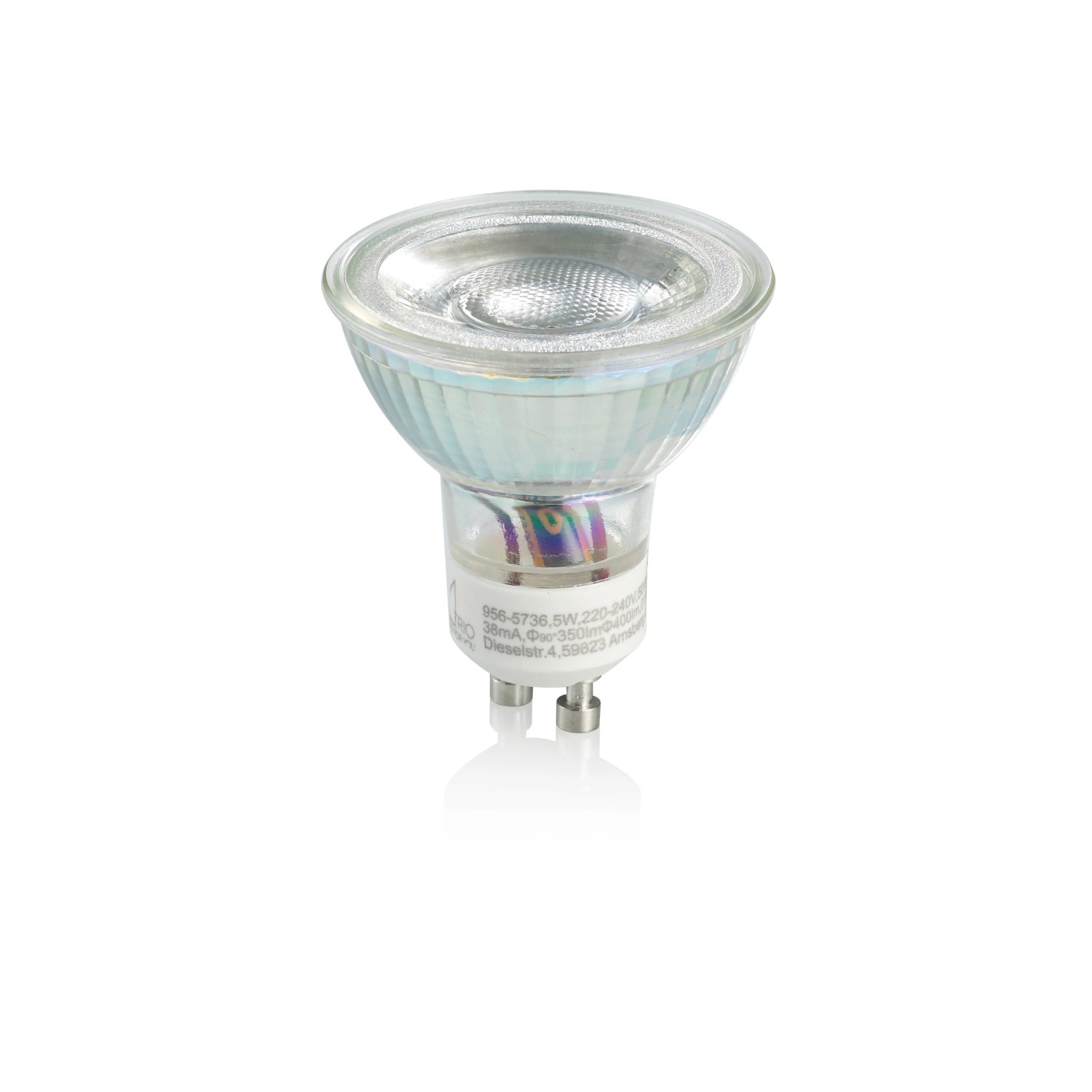 Trio Reflektor led žárovka stříbrná tr 956-5736 TR956-5736