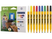Centropen Značkovač Decorpen na různé materiály 8+1 ks