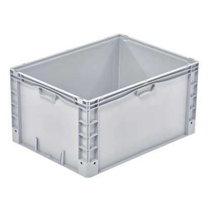 Surplus Systems Eurobox s plnou stěnou Maxi šedý 80 x 60 x 42 cm, 168 l