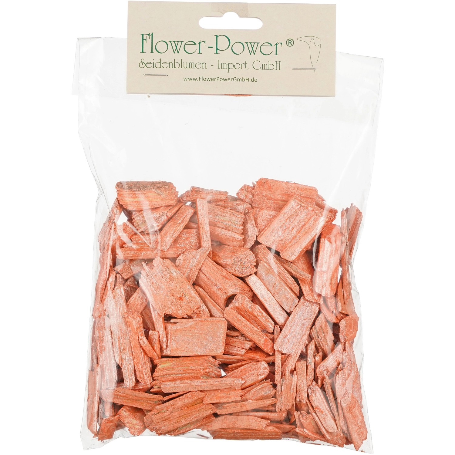 Mica Decorations Dekorativní granule Deco Wood, oranžový, 600 ml