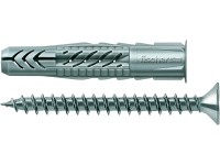 Fischer Univerzální hmoždinka UX 10 x 60 R S K NV s límcem a šrouby, 4 ks