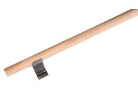 Dieda Kompletní sada schodišťového madla, kulaté, dub, pr. 40 x 1500 mm