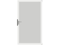 GroJa Ambiente Branka univerzální, hliníkový rám, čiré sklo 100 x 180 x 4 cm