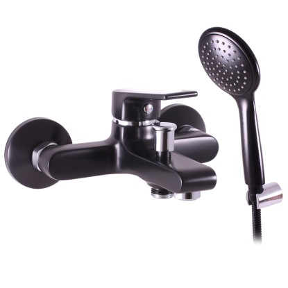 Baterie Colorado vanová se sprchou a pevným držákem, chromová