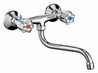 CMI Nástěnná kohoutková dřezová baterie Easy chromovaná