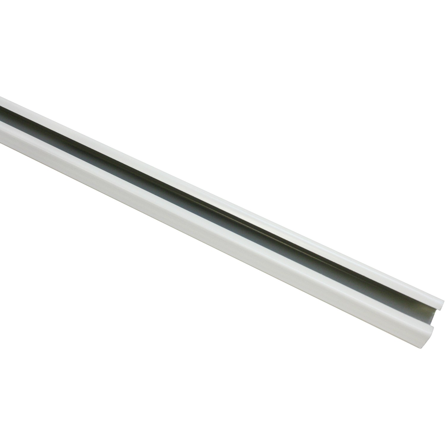 Gardinia U kolejnička kov bílá 150 cm