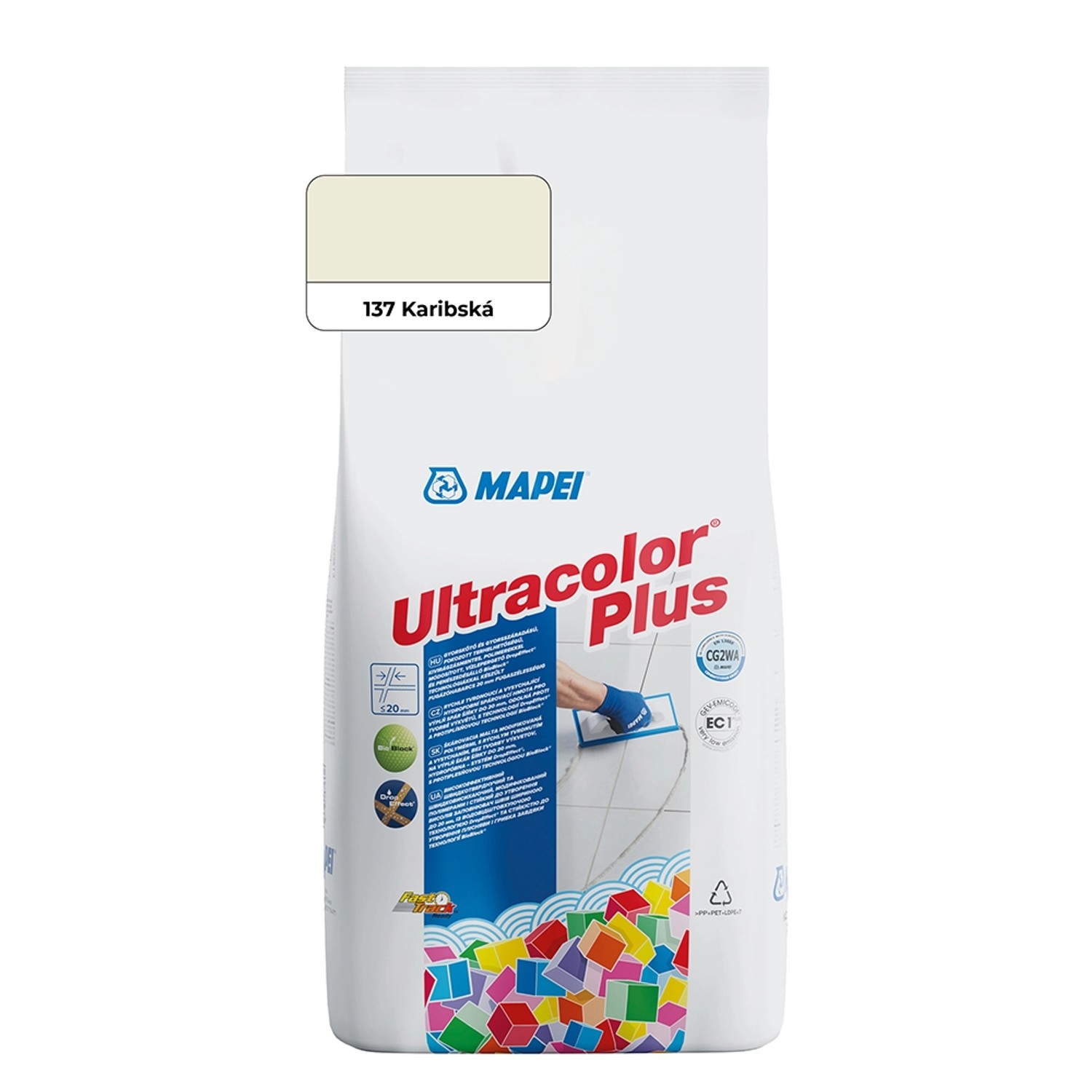 Spárovací hmota Mapei Ultracolor Plus 2 kg 137 karibská