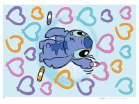 Komar Samolepka na zeď Stitch Artist 50 x 70 cm, 22dílná