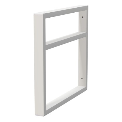 INTEDOOR Konzole BEE hranatá, 40 x 4 x 45 cm, bílá mat