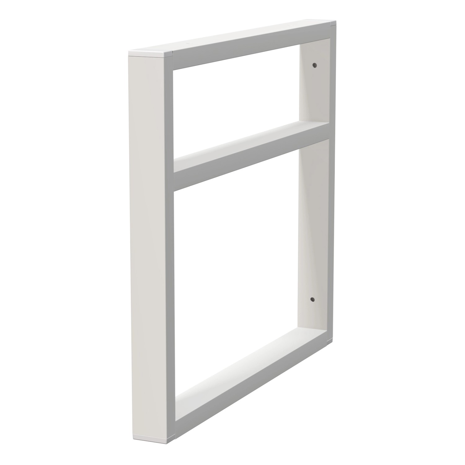 INTEDOOR Konzole BEE hranatá, 40 x 4 x 45 cm, bílá mat