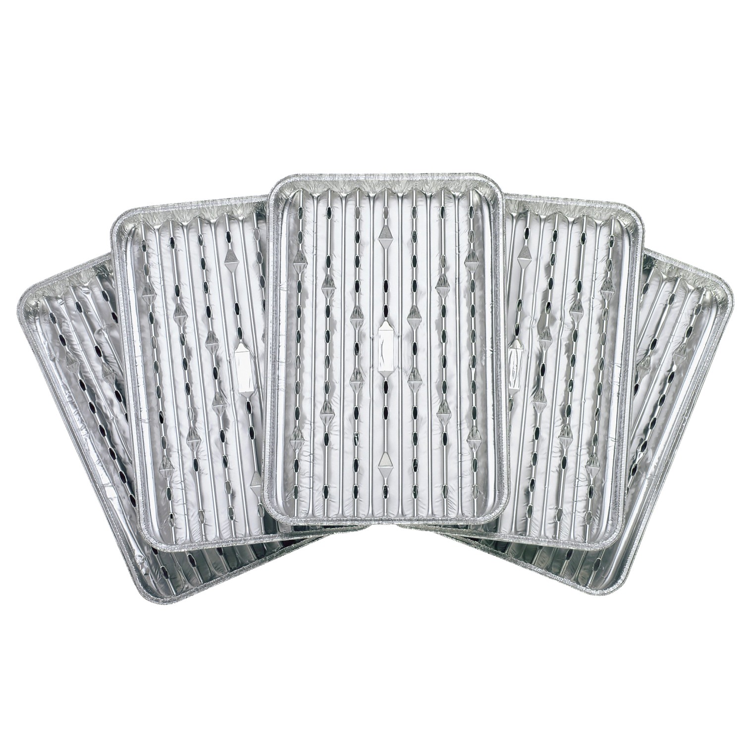 OBI Grilovací tácek 34 x 23 x 2,7 cm, 5 ks