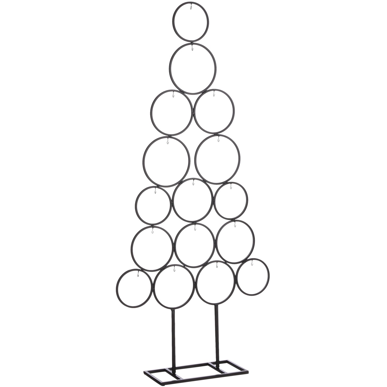 House of Seasons Vánoční dekorace stromeček černý 53 x 15 x 117,5 cm