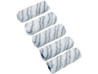 LUX-TOOLS Váleček na vodou řed.barvy hladké povrchy šedá, 10 cm, 5 ks