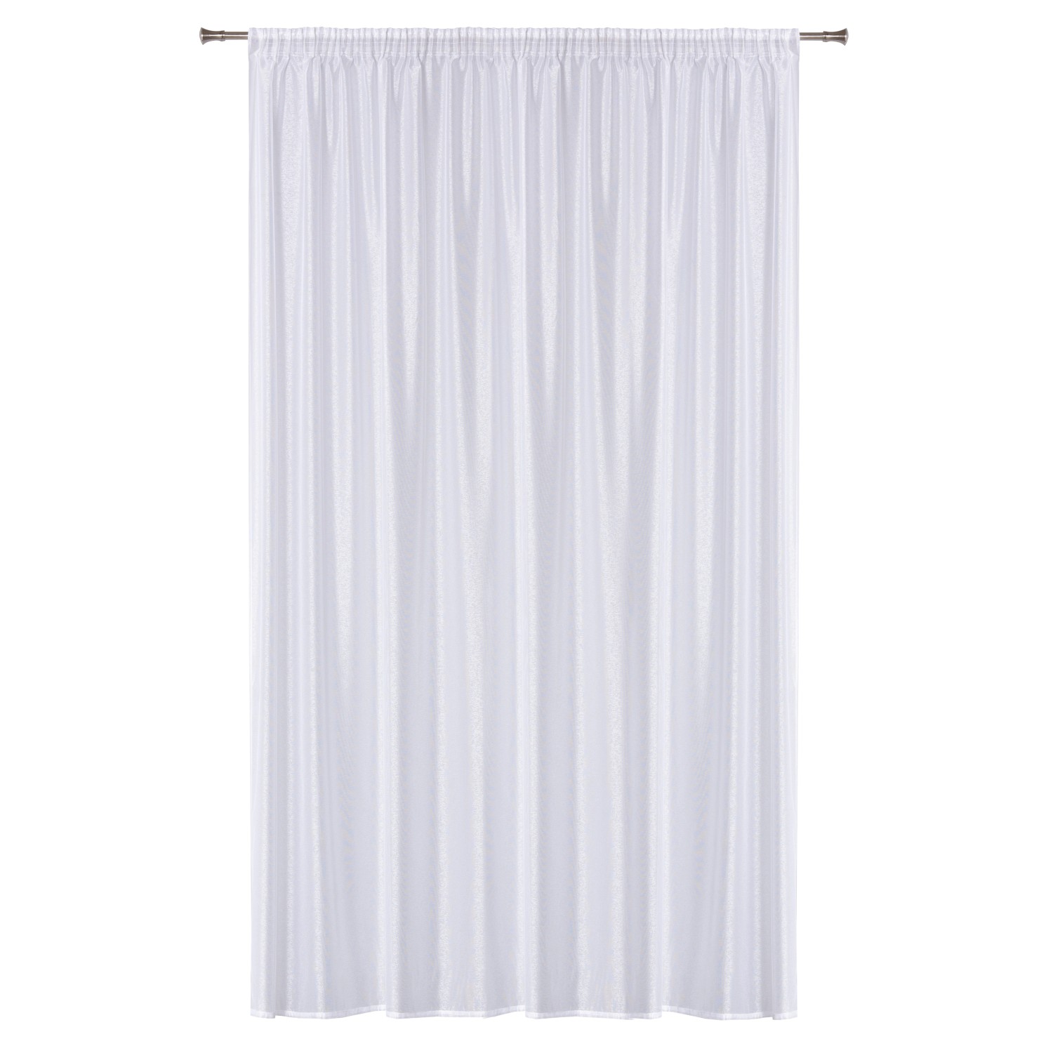 SPLENDID Záclona RENEE s páskou, bílá, 290 x 300 cm