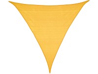OBI Trojúhelníková sluneční plachta Sun City M, HDPE hořčic.žlutá 360x360x360cm