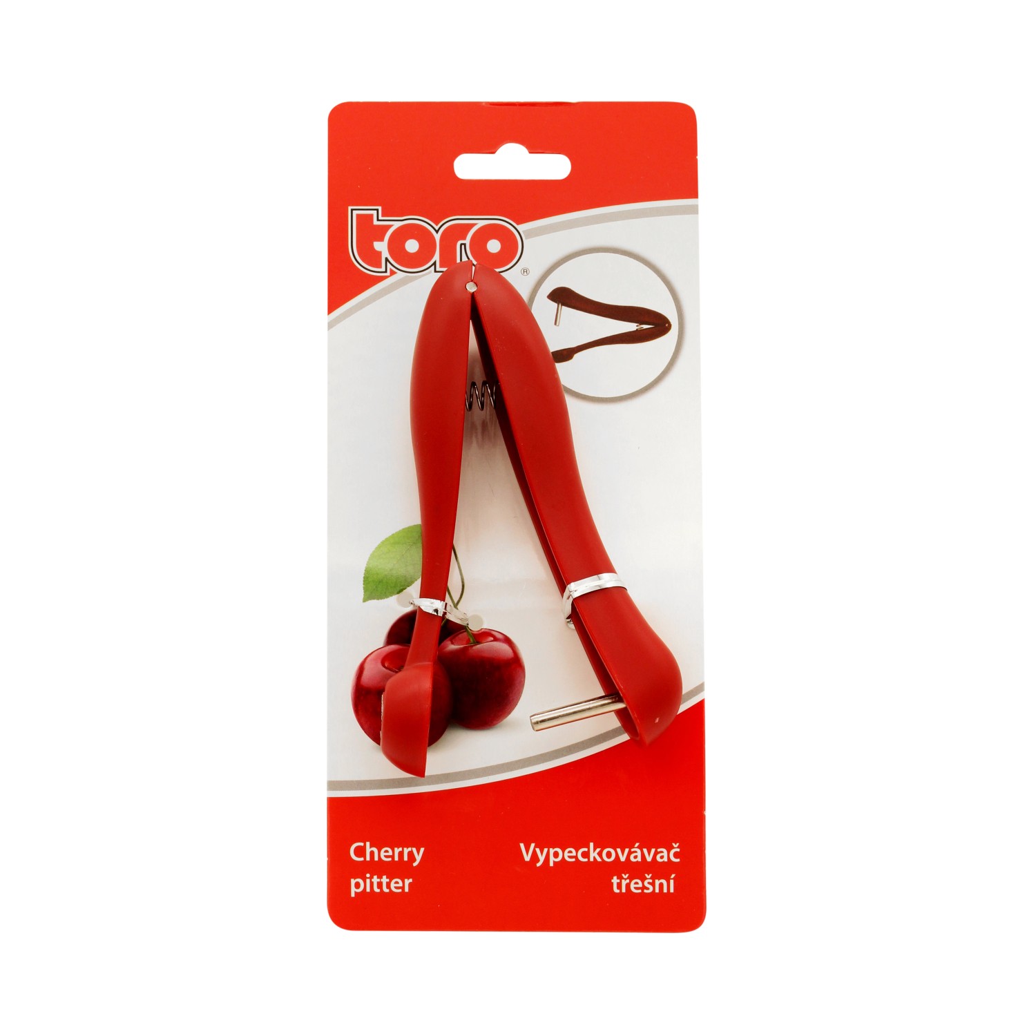 Toro Vypeckovávač třešní červený 12,5 x 2,5 cm