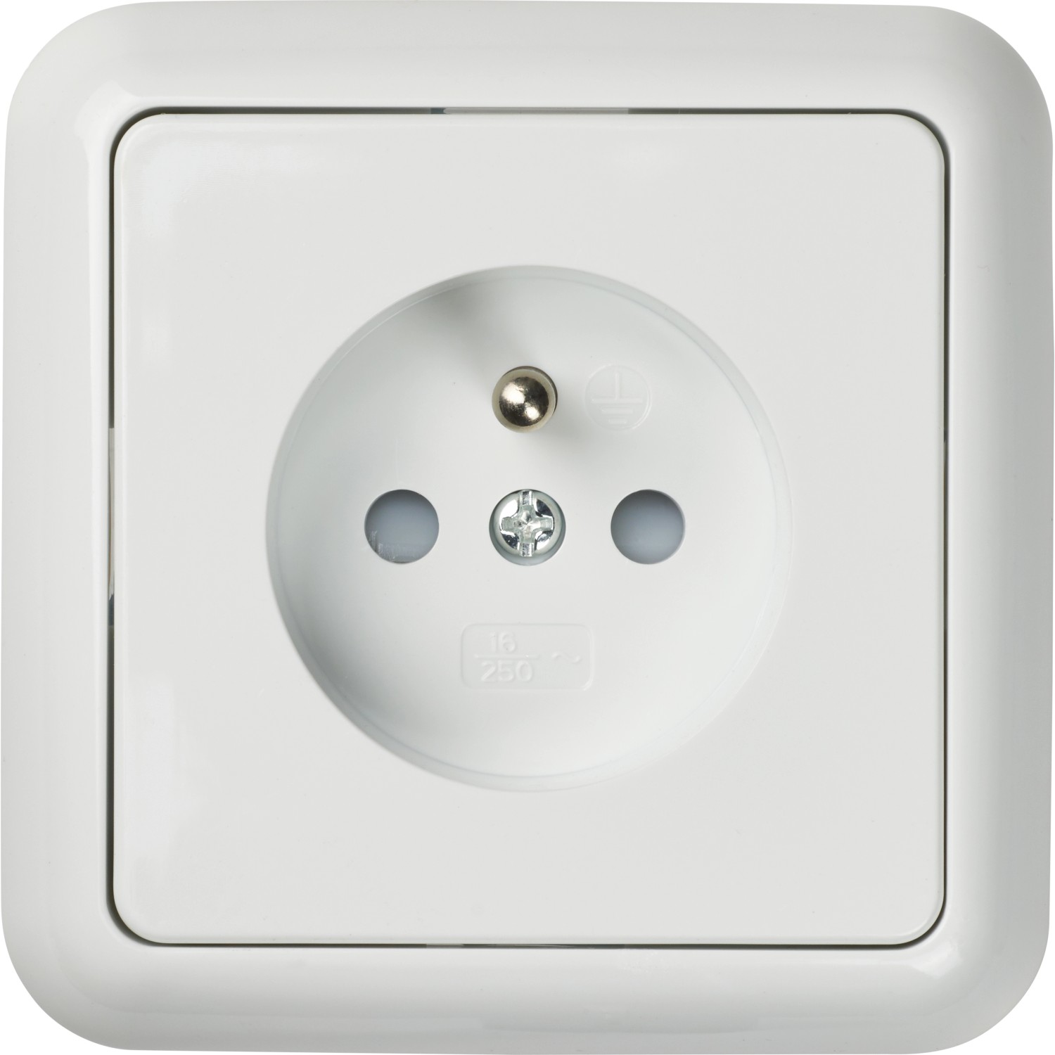 OBI Zásuvka Penelope polárně bílá