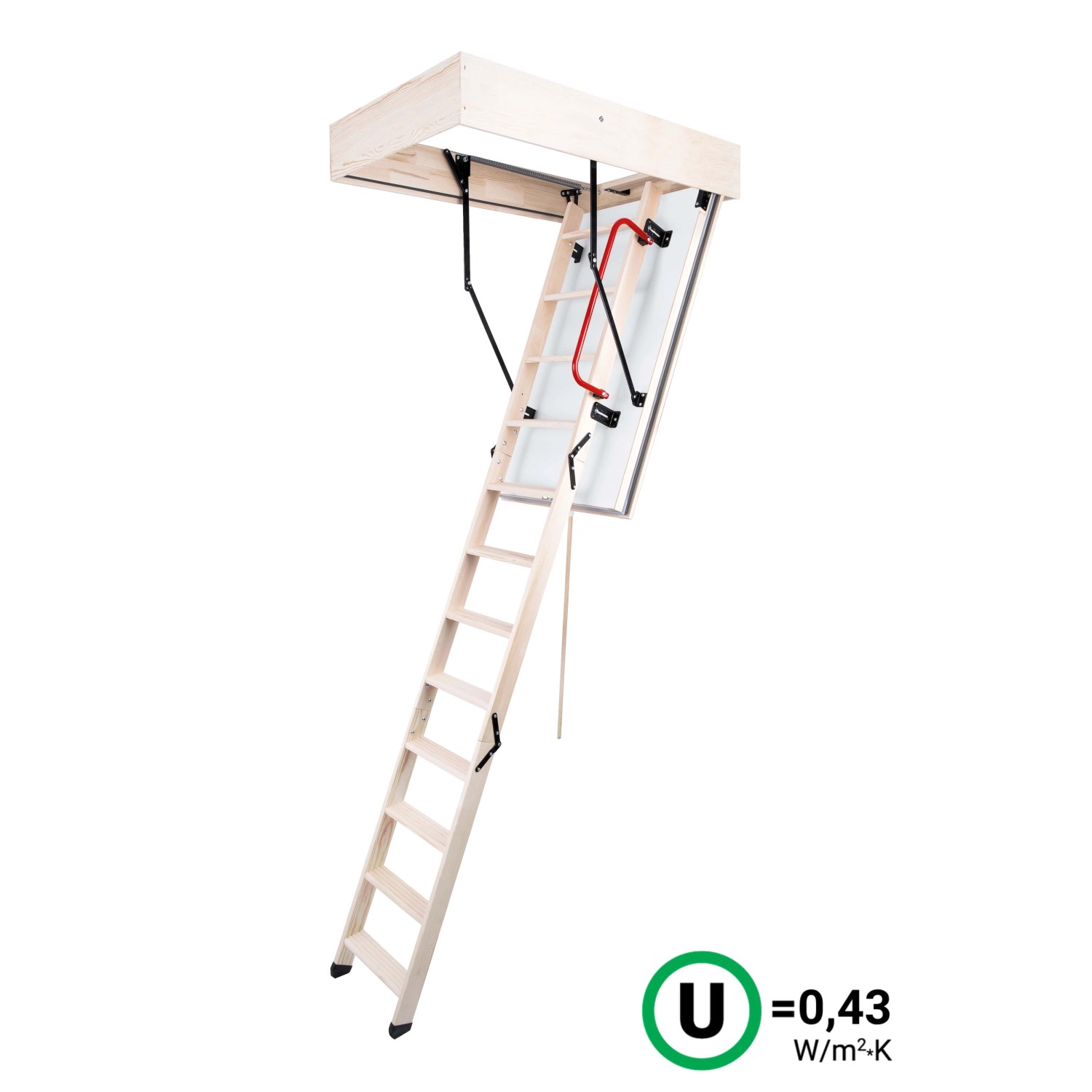 OMAN Půdní schody EI45 POLAR, 120 x 60 cm