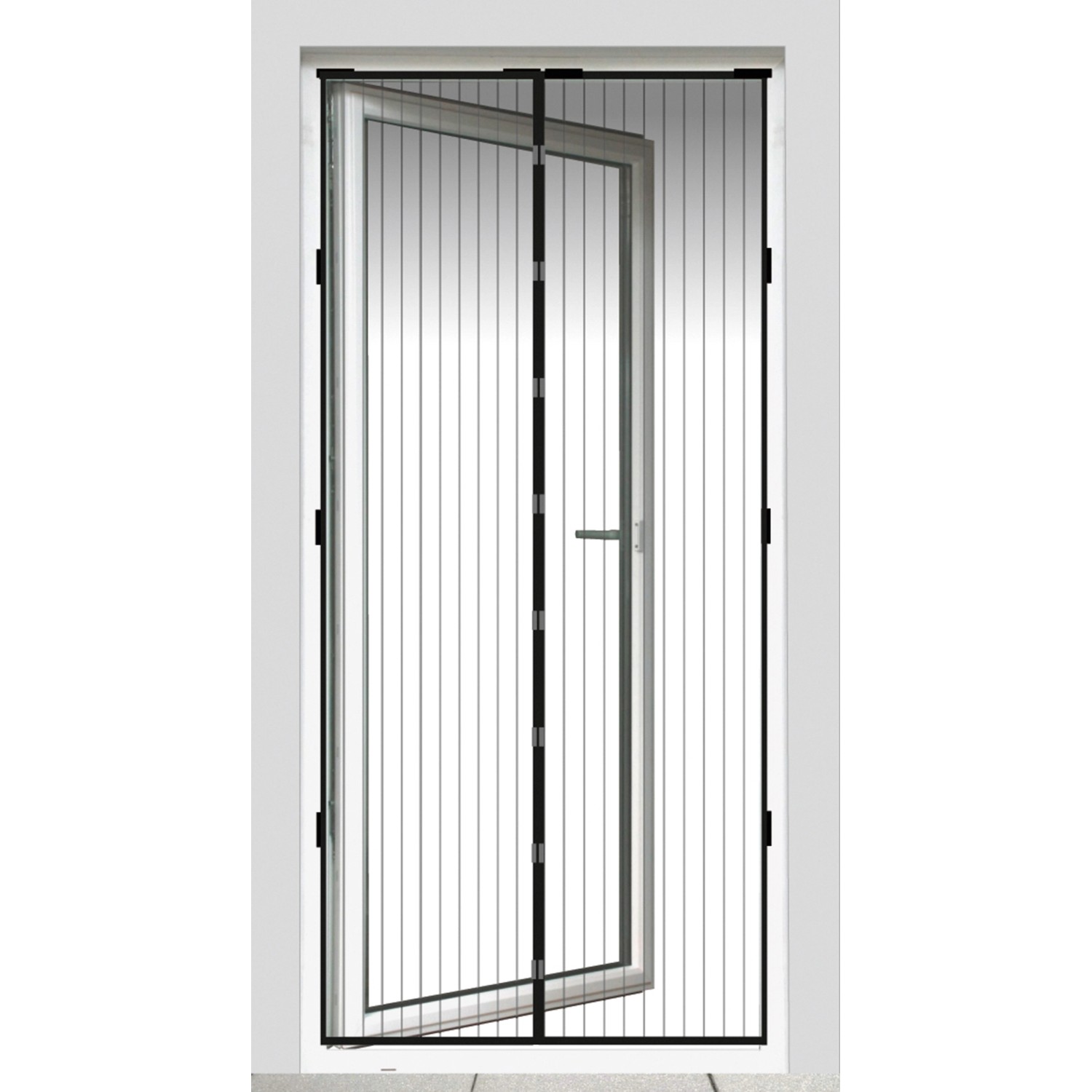 Magnetický závěs proti hmyzu černý 100 x 220 cm