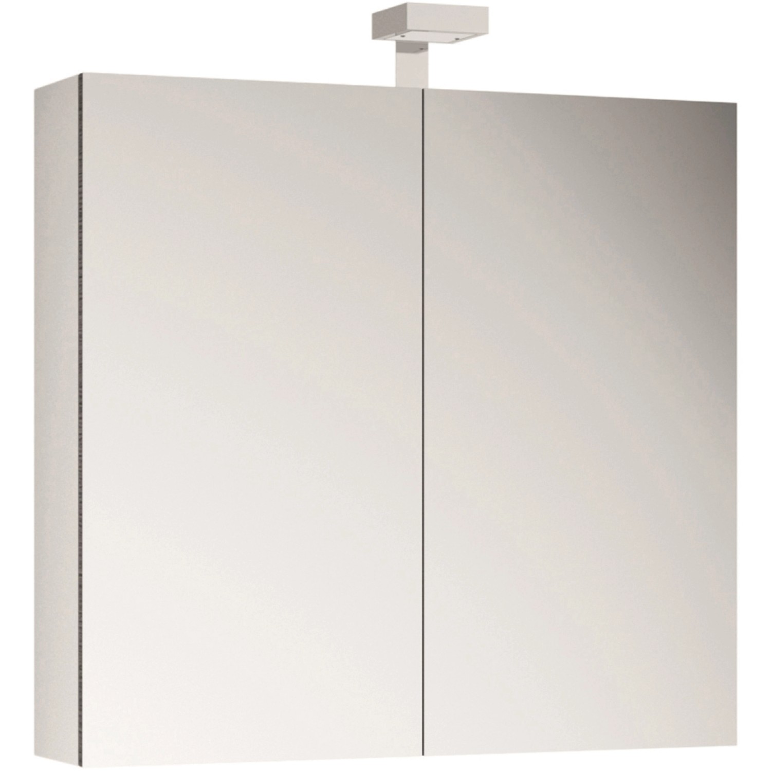 Allibert Zrcadlová skříňka, bílá lesklá, 80 x 70 x 18 cm