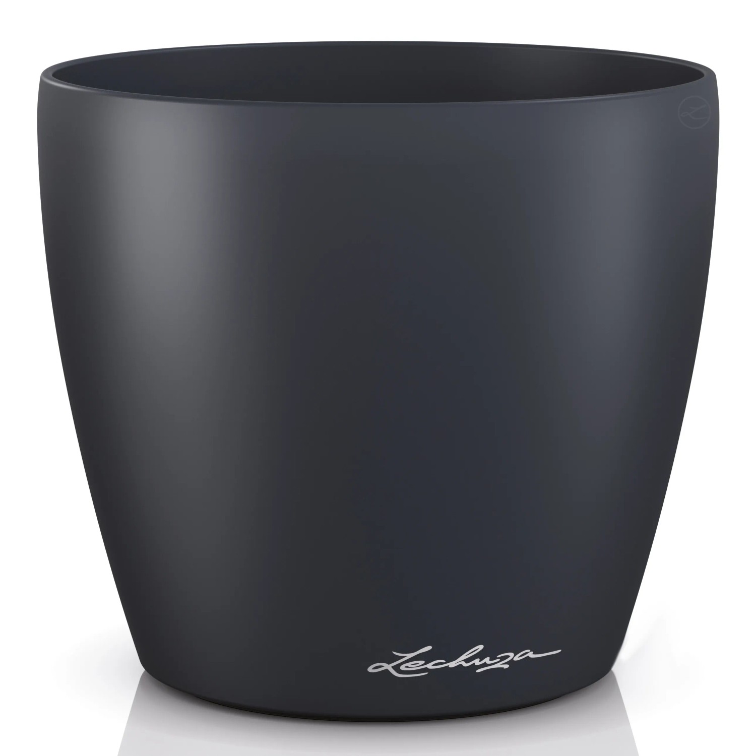 Lechuza Květináč CLASSICO Color SINGLE 14 šedá břidlicová pr. 15 x 13,5 cm