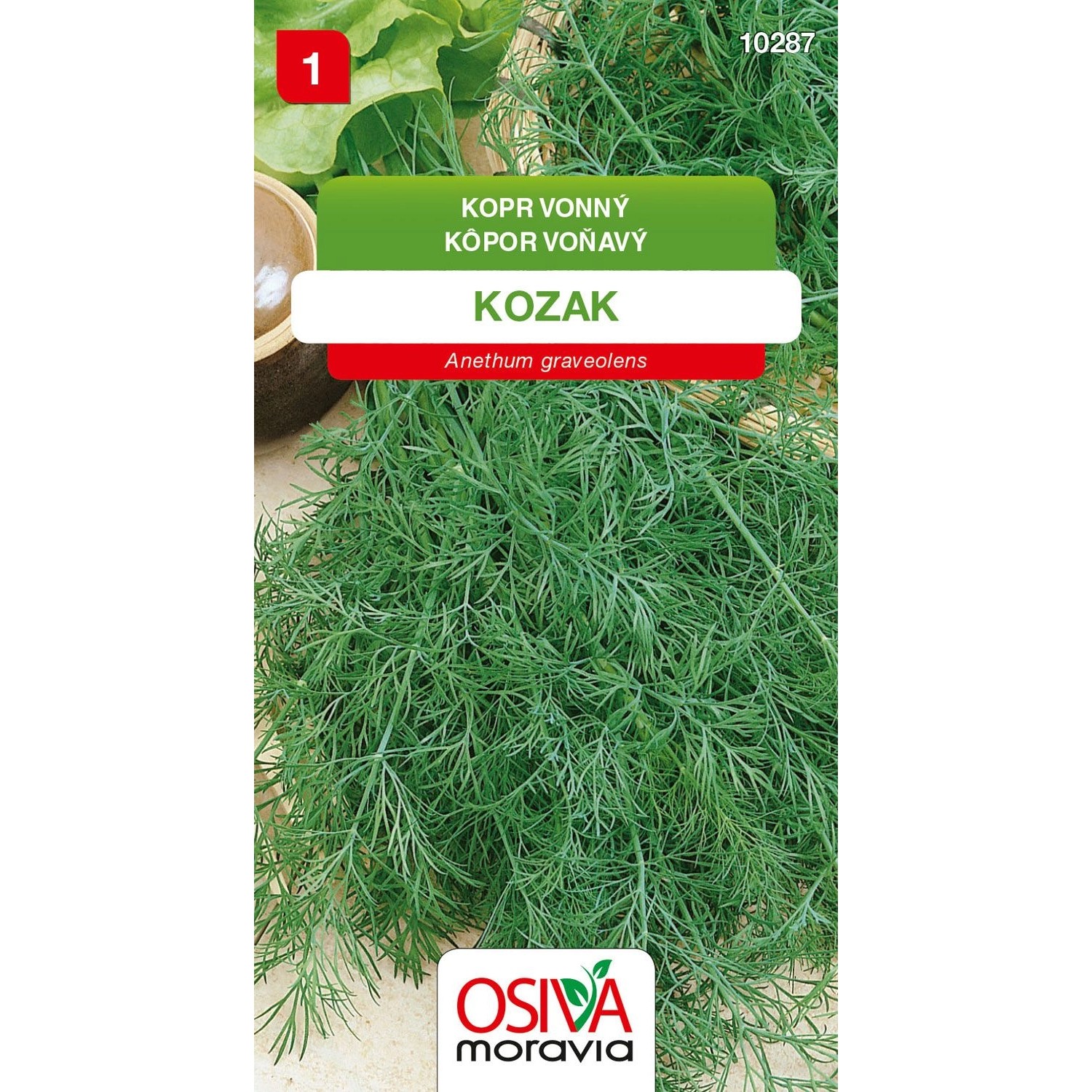 Semínka Kopr vonný Kozak (Anethum graveolens)