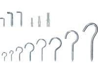 LUX-TOOLS Sortiment háků a hmoždinek, 400dílný