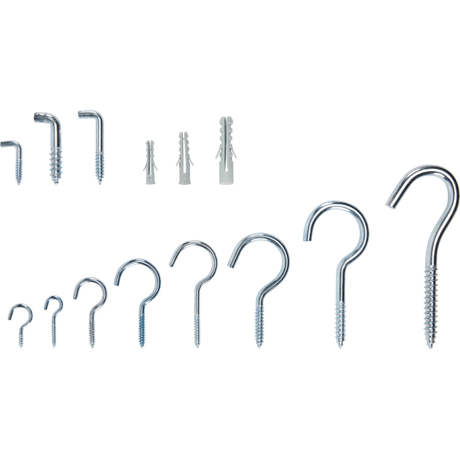 LUX Sortiment háků a hmoždinek, 400dílný