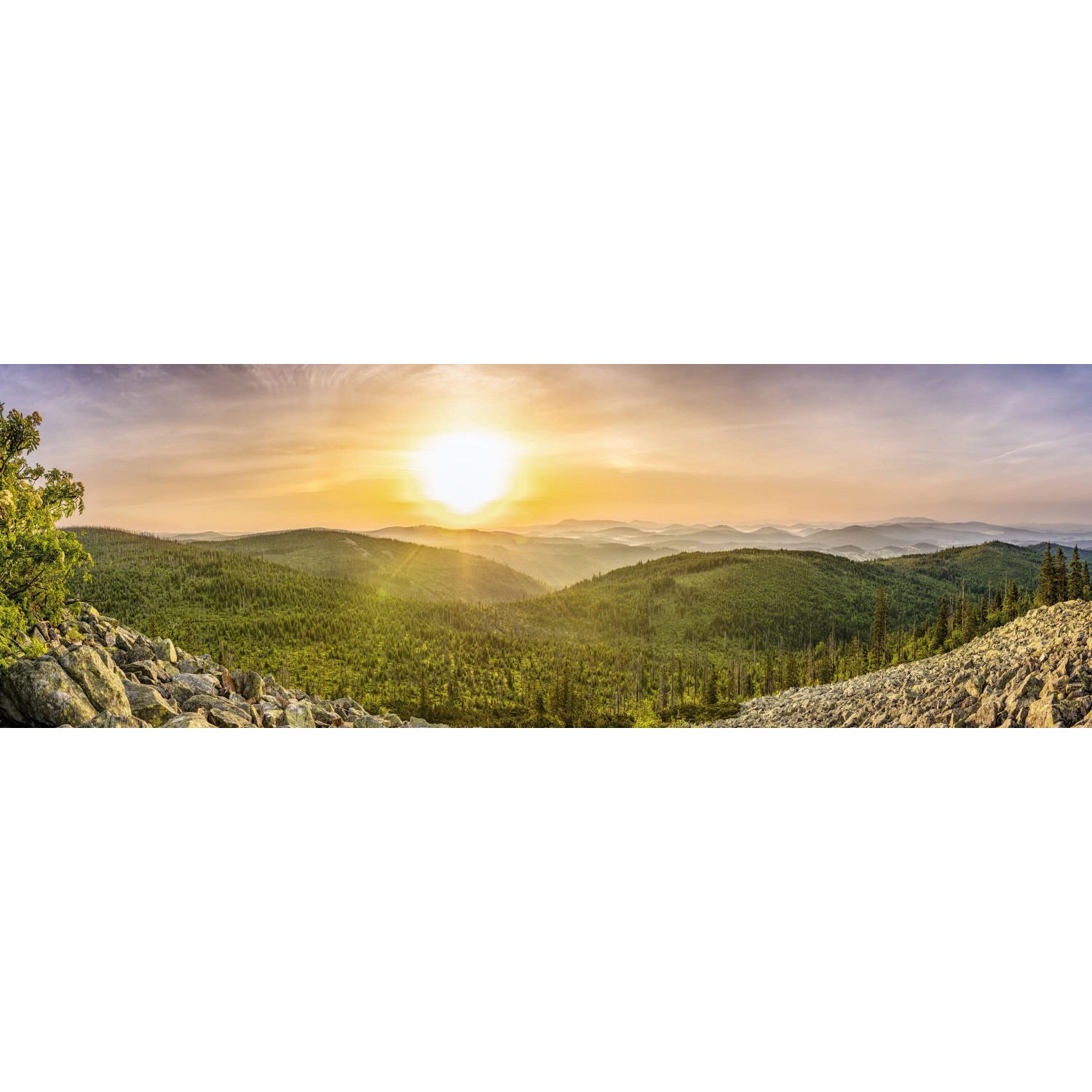 Bondecor Obraz, tištěné plátno Scenerie 50 x 150 cm