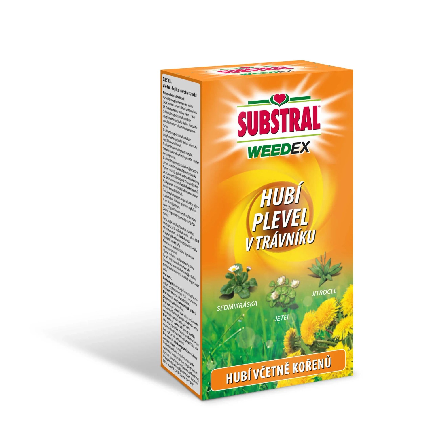 SUBSTRAL Weedex hubí plevel v trávníku koncentrát 250 ml