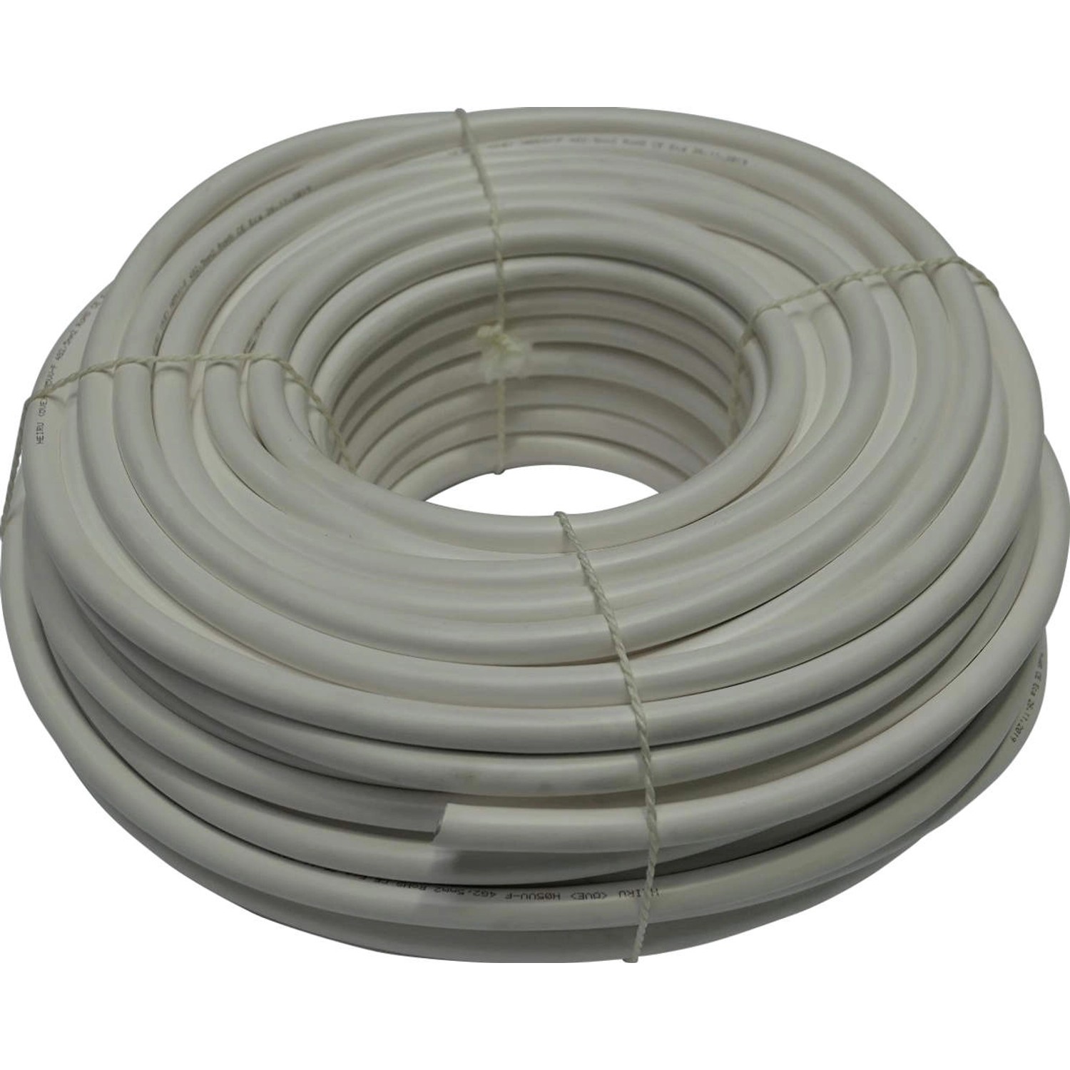 Silový kabel H05VV-F 4Gx2,5 mm, bílá - metráž