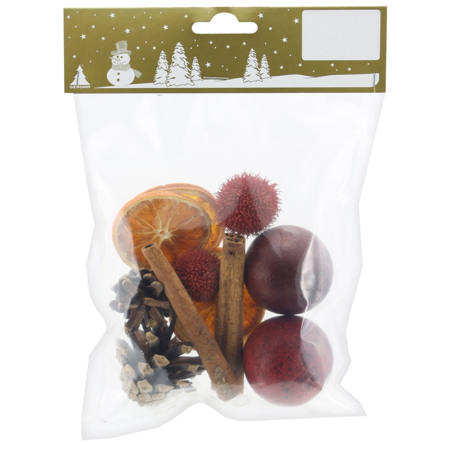 GEROMA Komponenty ke zdobení přírodní mix cca 5 cm