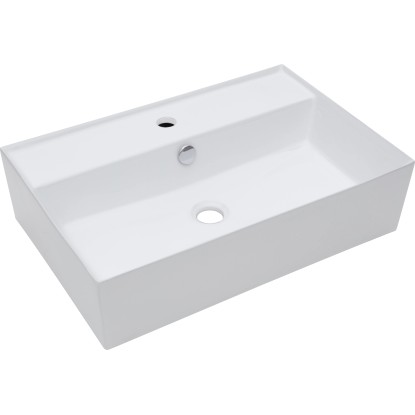 Umyvadlo na desku keramika 15,5 cm x 59,5 cm x 40 cm