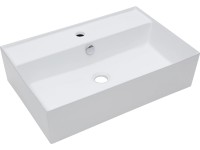 Umyvadlo na desku keramika 15,5 cm x 59,5 cm x 40 cm