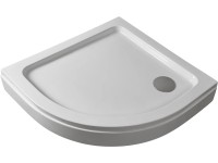 Sanotechnik Sprchová vanička s krytem P29W, čtvrtkruh, akrylát, 90 x 90 x 15 cm