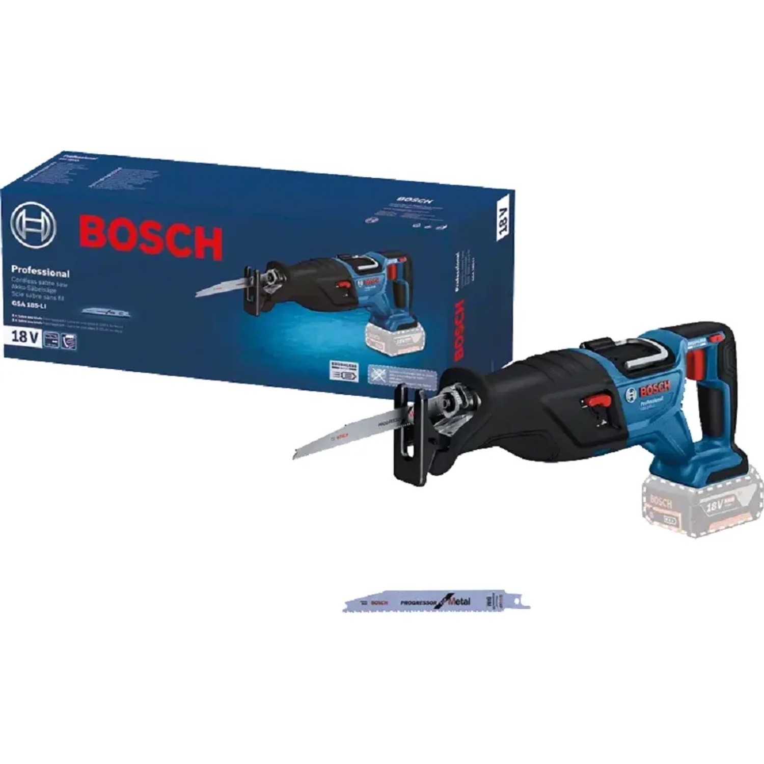 Bosch Professional Akumulátorová pila ocaska GSA 185-Li Solo