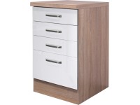 Flex-Well Kuchyňská skříňka Valero spodní, zásuvky, 50 x 86 x 57,1 cm